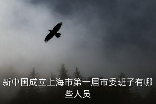 新中國成立上海市第一屆市委班子有哪些人員
