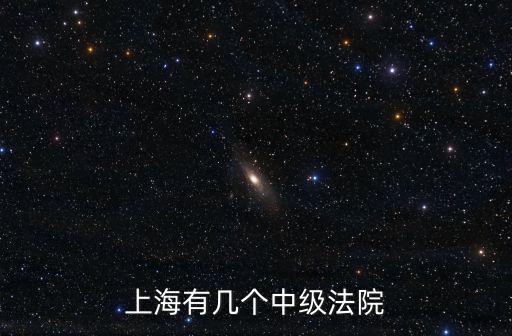 上海有幾個中級法院