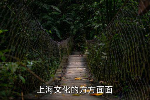 上海文化的方方面面
