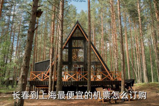 長春到上海最便宜的機票怎么訂購