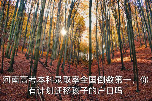 怎么提高河南本科錄取率,本科錄取率41%