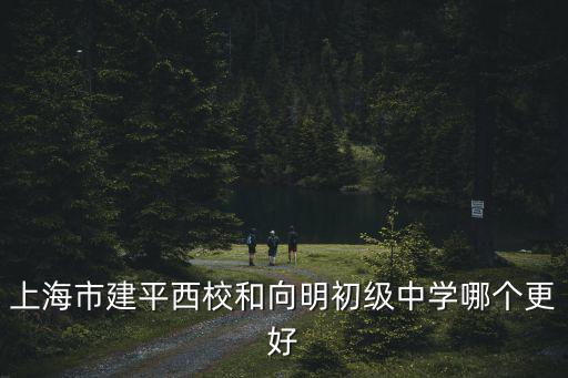 上海建平西校，上海市建平西校和向明初級中學哪個更好