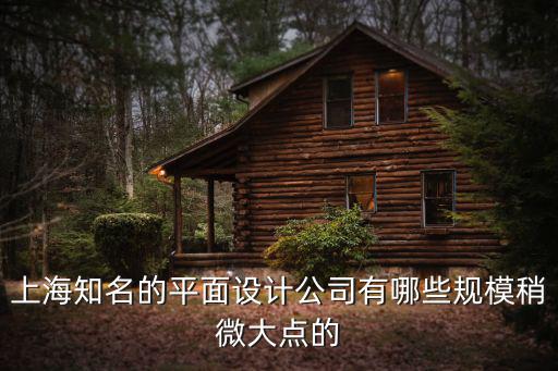 上海知名的平面設(shè)計公司有哪些規(guī)模稍微大點的
