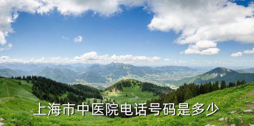 上海市中醫院電話號碼是多少