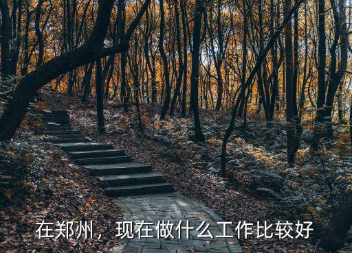 在鄭州，現在做什么工作比較好