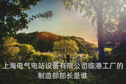 上海電氣電站設備有限公司臨港工廠的制造部部長是誰