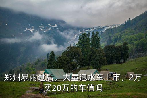 鄭州暴雨泡水車怎么理賠,鄭州暴雨過后
