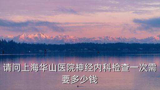 請問上海華山醫(yī)院神經(jīng)內(nèi)科檢查一次需要多少錢