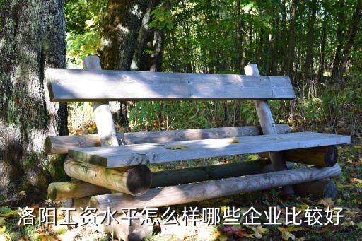洛陽工資水平怎么樣哪些企業比較好