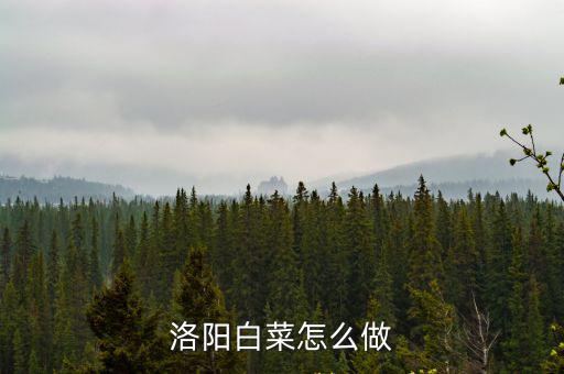 洛陽做鐘點工怎么做菜,洛陽白菜怎么做