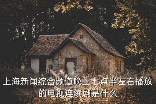 上海新聞綜合頻道晚上七點半左右播放的電視連續(xù)劇是什么