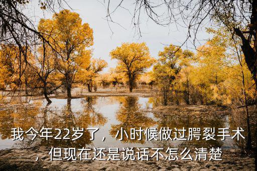 河南哪里能做腭裂手術,小時候做過腭裂手術