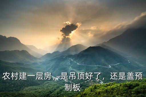 河南農(nóng)村預(yù)制板蓋房怎么防止滑落,農(nóng)村建房用預(yù)制板不好嗎