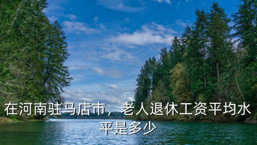 在河南駐馬店市，老人退休工資平均水平是多少