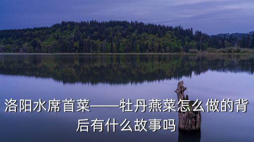 洛陽(yáng)水席首菜——牡丹燕菜怎么做的背后有什么故事嗎