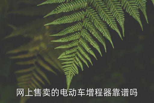 網(wǎng)上售賣的電動車增程器靠譜嗎