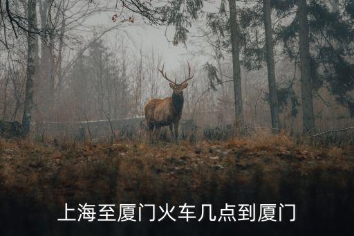 上海到廈門，上海至廈門火車幾點到廈門