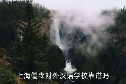 上海儒森對外漢語學校靠譜嗎