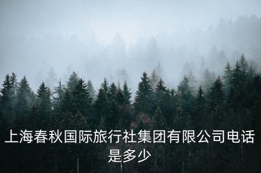 上海國際旅行社，上海哪家出國旅行社最有好