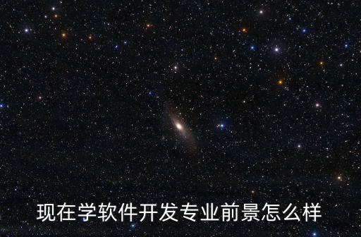 現(xiàn)在學(xué)軟件開發(fā)專業(yè)前景怎么樣