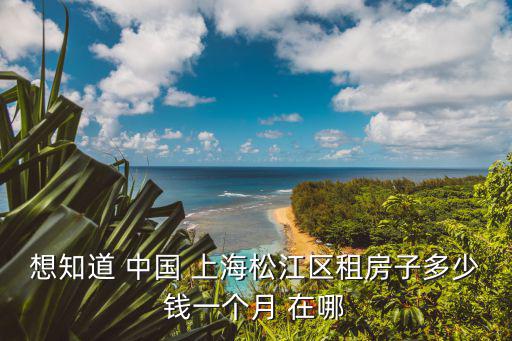 想知道 中國 上海松江區(qū)租房子多少錢一個月 在哪