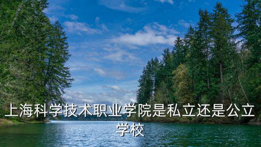 上海科學(xué)技術(shù)職業(yè)學(xué)院是私立還是公立學(xué)校