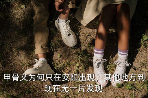 甲骨文為何只在安陽出現，其他地方到現在無一片發現
