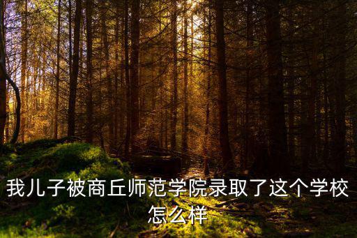 商丘師院怎么樣啊,商丘師范學(xué)院如何
