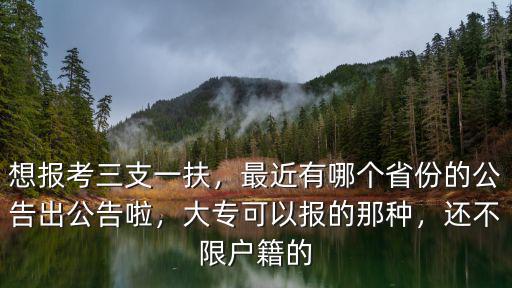 報鄭州的三支一扶在哪里考,想報考三支一扶