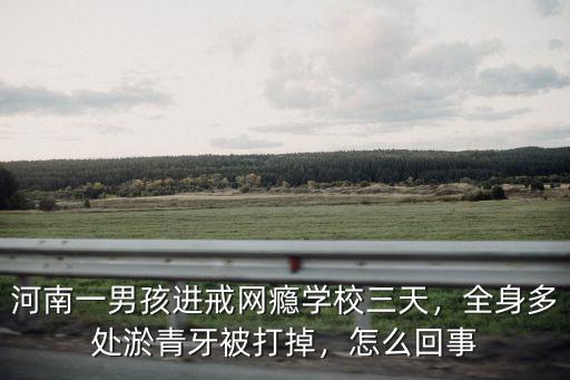 河南戒網(wǎng)癮學校怎么懲罰,河南戒網(wǎng)癮學校毆打?qū)W生時間