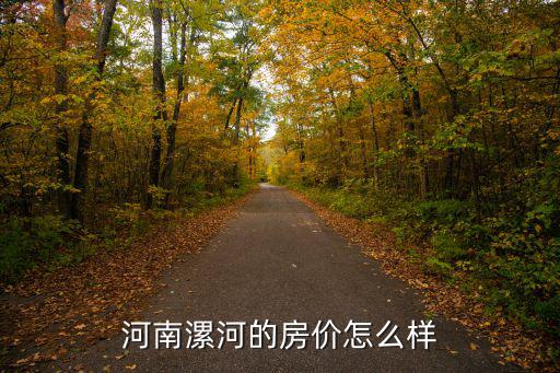 河南漯河的房價怎么樣