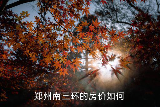 鄭州南三環的房價如何