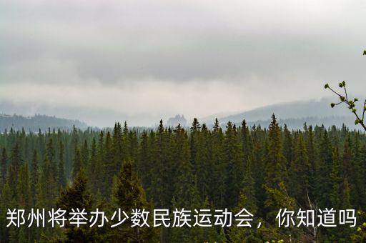 鄭州少數民族運動會門票怎么購買,鄭州將舉辦少數民族運動會