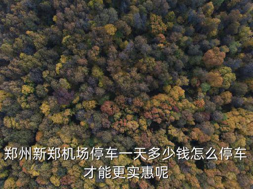 鄭州新鄭機場停車一天多少錢怎么停車才能更實惠呢