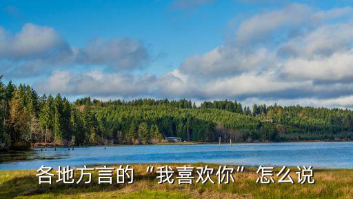 各地方言的“我喜歡你”怎么說