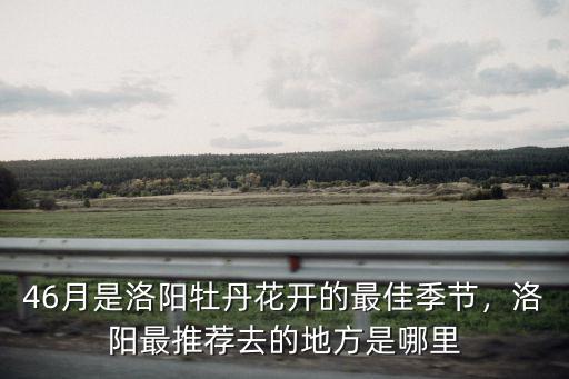 46月是洛陽牡丹花開的最佳季節，洛陽最推薦去的地方是哪里