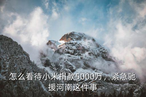 陳立農捐款馳援河南多少錢,馳援河南小米捐款被罵上熱搜
