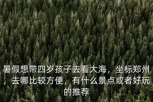 暑假想帶四歲孩子去看大海，坐標(biāo)鄭州，去哪比較方便，有什么景點或者好玩的推薦