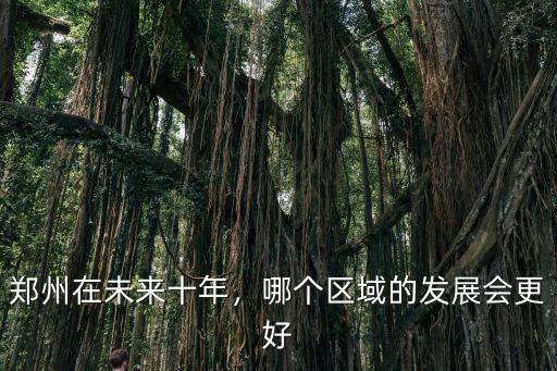 鄭州在未來十年，哪個區域的發展會更好