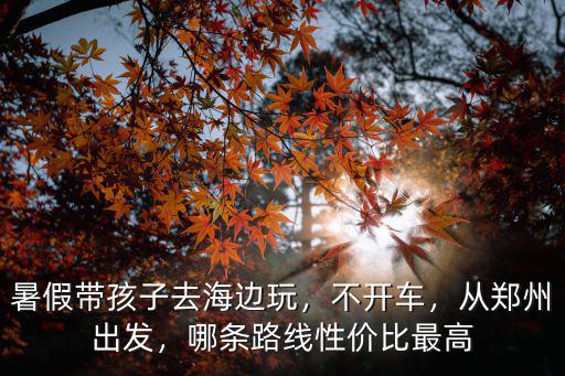 暑假帶孩子去海邊玩，不開車，從鄭州出發，哪條路線性價比最高