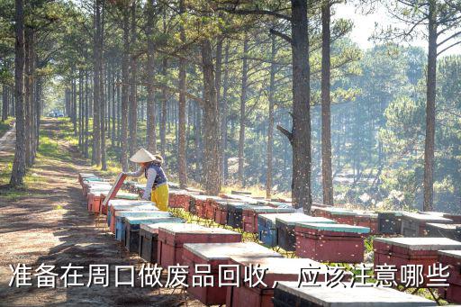準備在周口做廢品回收，應該注意哪些