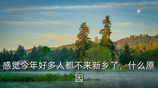 感覺今年好多人都不來(lái)新鄉(xiāng)了，什么原因