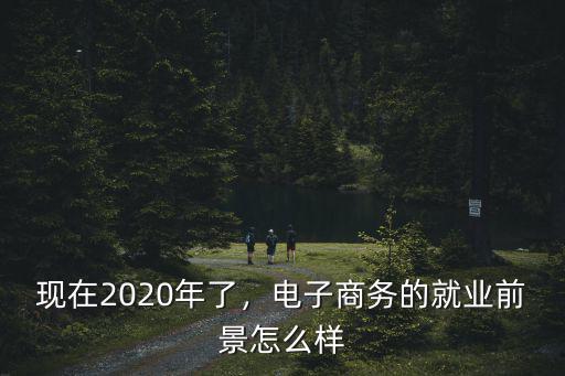 現在2020年了，電子商務的就業前景怎么樣