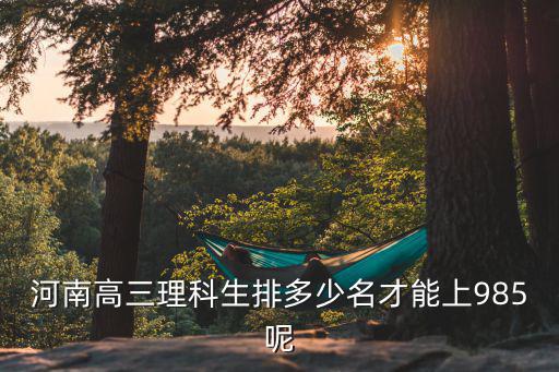 河南省理科519多少名,平時成績580能排多少名