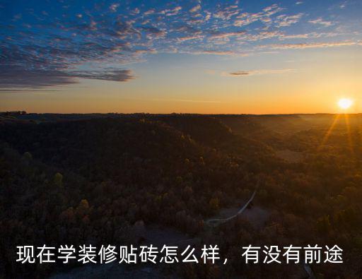 現在學裝修貼磚怎么樣，有沒有前途