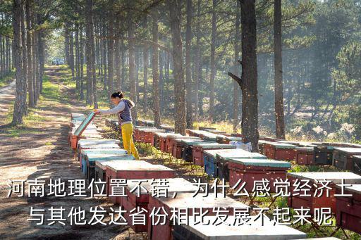 河南地理位置不錯，為什么感覺經(jīng)濟上與其他發(fā)達省份相比發(fā)展不起來呢