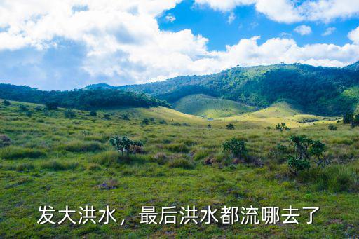發(fā)大洪水，最后洪水都流哪去了
