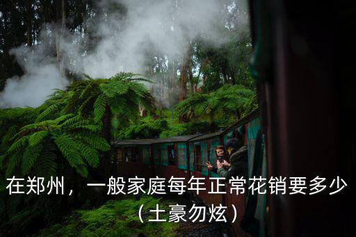 在鄭州，一般家庭每年正常花銷要多少（土豪勿炫）