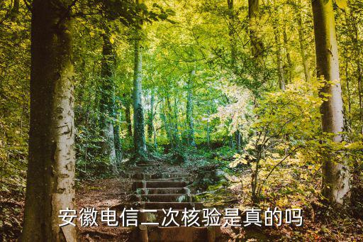 安徽電信二次核驗是真的嗎