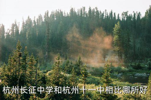 杭州長征中學(xué)和杭州十一中相比哪所好